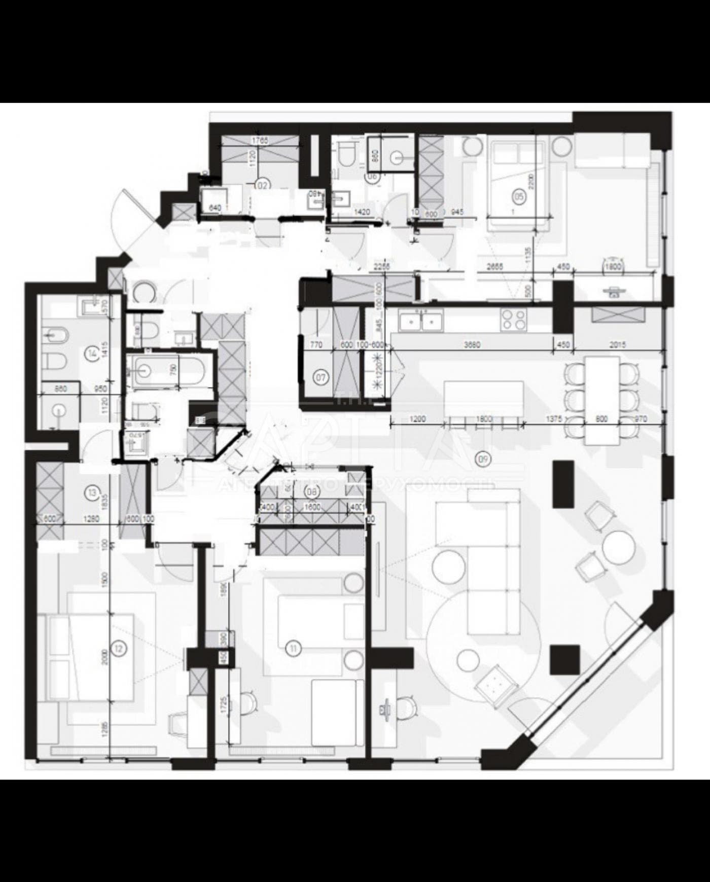 Продаж 4 кімн. квартира, Андрія Верхогляда, ID: 315917347388