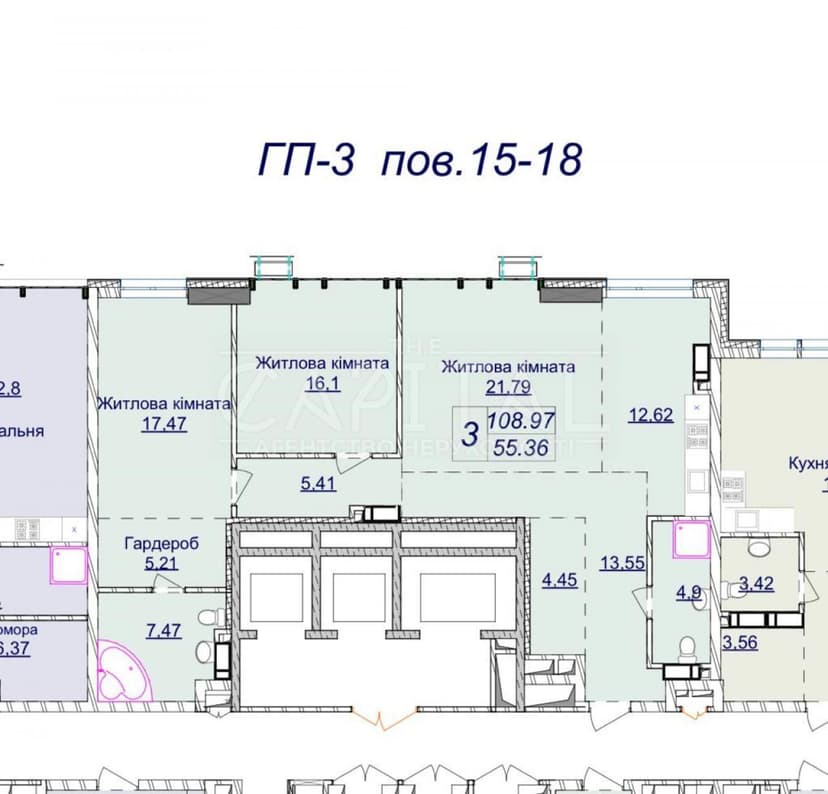 Продаж 3 кімн. квартира, Андрія Верхогляда, ID: 315913197
